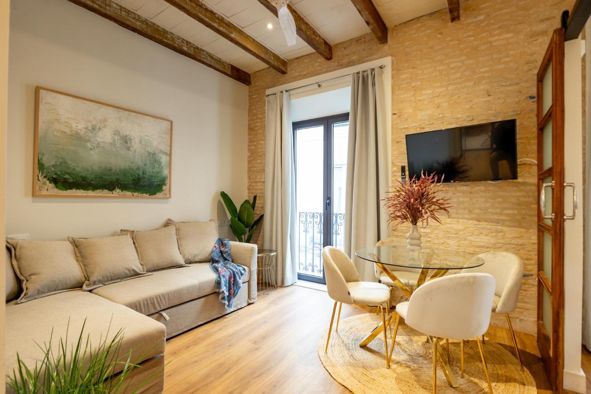 Encantador Apartamento A Un Paso De La Catedral Sevilla Bagian luar foto