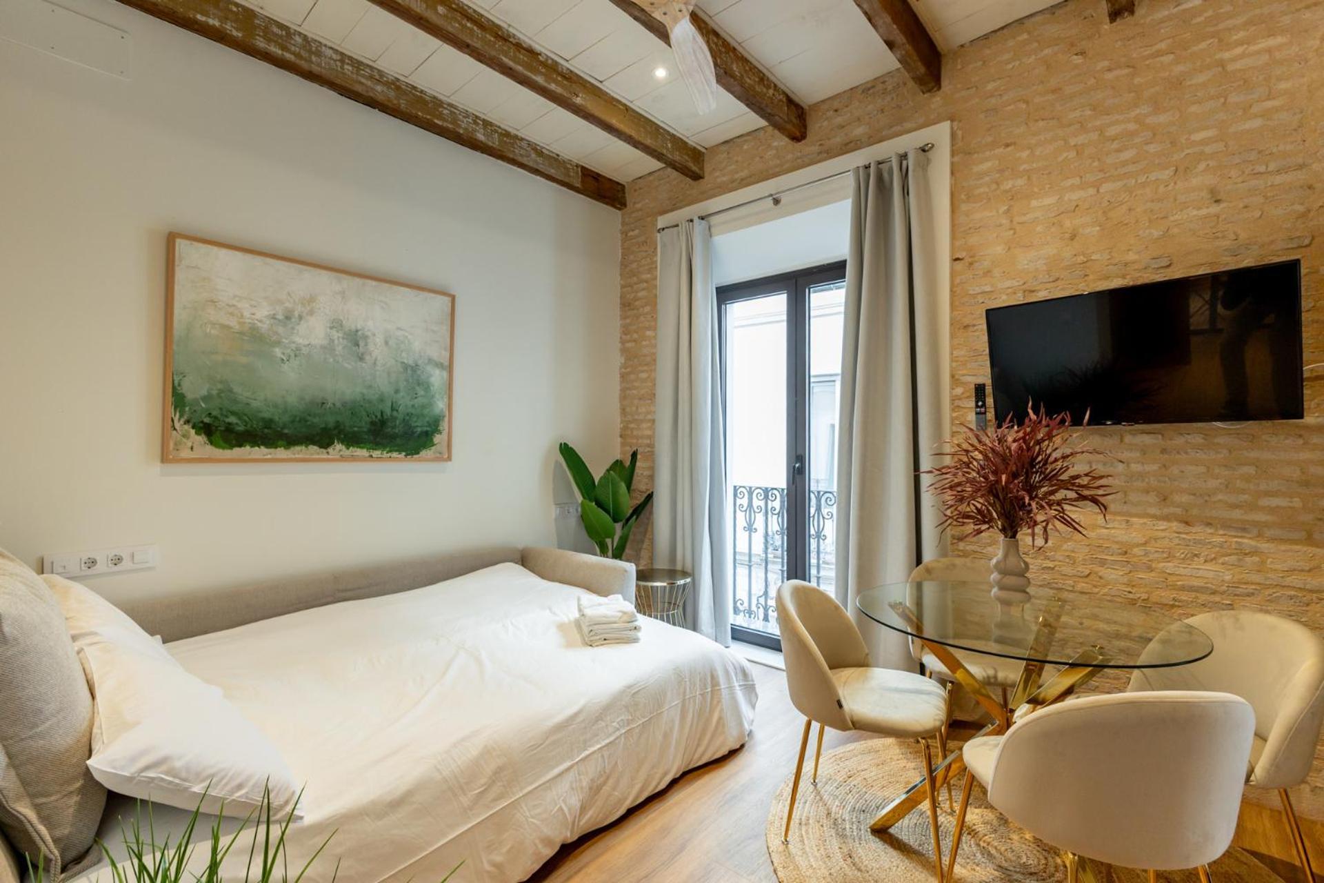 Encantador Apartamento A Un Paso De La Catedral Sevilla Bagian luar foto