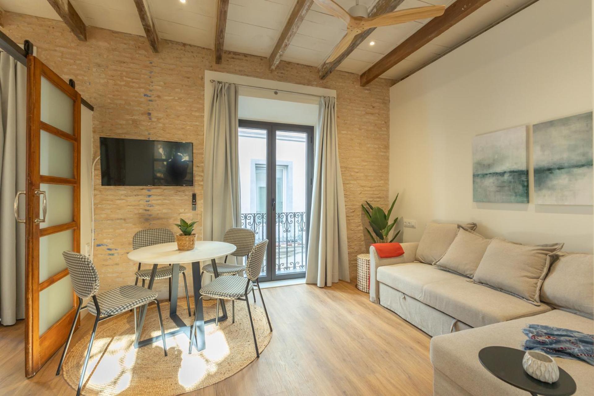 Encantador Apartamento A Un Paso De La Catedral Sevilla Bagian luar foto