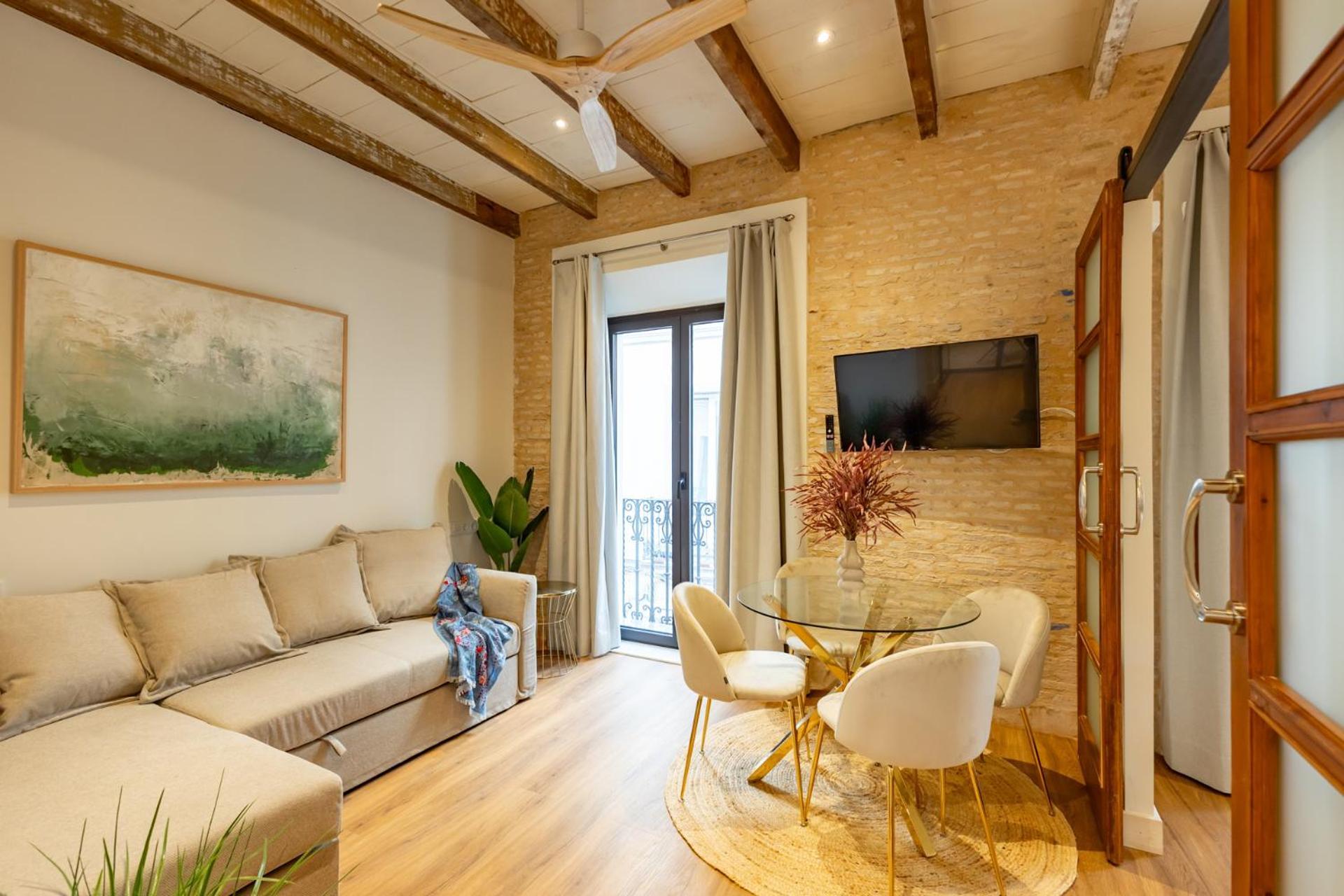 Encantador Apartamento A Un Paso De La Catedral Sevilla Bagian luar foto